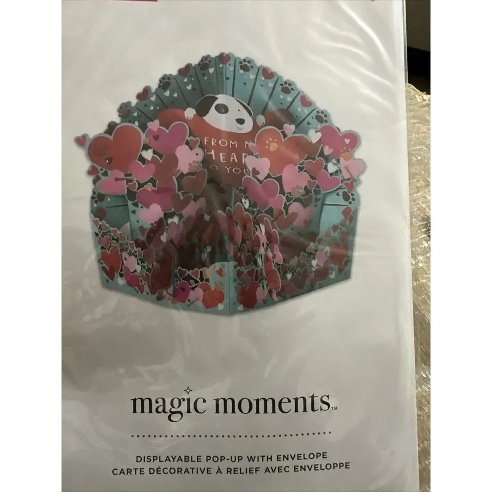 American Greetings Magic Moments Pop-Up Valentine's Day Cards Lot of 2